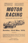Programme cover of Lydden Hill Race Circuit, 23/05/1976