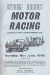 Programme cover of Lydden Hill Race Circuit, 06/06/1976