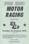 Programme cover of Lydden Hill Race Circuit, 01/08/1976
