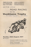 Programme cover of Lydden Hill Race Circuit, 28/08/1977