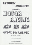 Programme cover of Lydden Hill Race Circuit, 08/06/1980