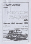 Programme cover of Lydden Hill Race Circuit, 17/08/1980