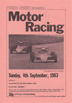 Programme cover of Lydden Hill Race Circuit, 04/09/1983