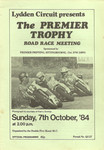 Programme cover of Lydden Hill Race Circuit, 07/10/1984