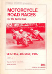 Programme cover of Lydden Hill Race Circuit, 04/05/1986