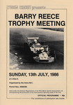 Programme cover of Lydden Hill Race Circuit, 13/07/1986