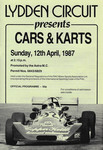 Programme cover of Lydden Hill Race Circuit, 12/04/1987