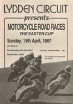 Programme cover of Lydden Hill Race Circuit, 19/04/1987