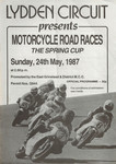 Programme cover of Lydden Hill Race Circuit, 24/05/1987