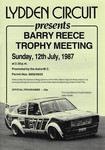 Programme cover of Lydden Hill Race Circuit, 12/07/1987
