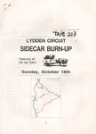 Programme cover of Lydden Hill Race Circuit, 18/10/1987