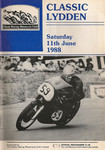 Programme cover of Lydden Hill Race Circuit, 11/06/1988