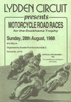 Programme cover of Lydden Hill Race Circuit, 28/08/1988