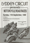Programme cover of Lydden Hill Race Circuit, 11/09/1988