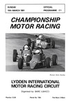 Programme cover of Lydden Hill Race Circuit, 10/03/1991