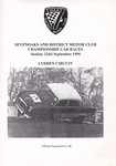 Programme cover of Lydden Hill Race Circuit, 22/09/1996