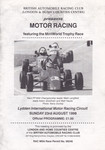 Programme cover of Lydden Hill Race Circuit, 23/08/1998
