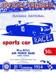 Programme cover of MacDill Air Force Base, 31/01/1954