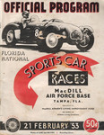 Programme cover of MacDill Air Force Base, 21/02/1953