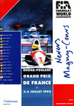 Programme cover of Magny-Cours, 05/07/1992