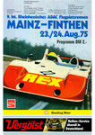 Programme cover of Mainz-Finthen Airport, 24/08/1975