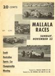 Programme cover of Mallala Motor Sport Park, 22/11/1970