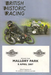 Programme cover of Mallory Park Circuit, 08/04/2007