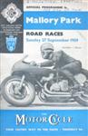 Programme cover of Mallory Park Circuit, 27/09/1959