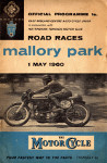 Programme cover of Mallory Park Circuit, 01/05/1960