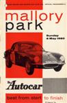 Programme cover of Mallory Park Circuit, 08/05/1960