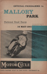 Programme cover of Mallory Park Circuit, 14/05/1961