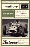 Programme cover of Mallory Park Circuit, 22/05/1961