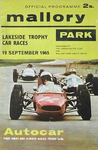 Programme cover of Mallory Park Circuit, 19/09/1965