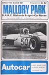 Programme cover of Mallory Park Circuit, 12/03/1967