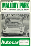 Programme cover of Mallory Park Circuit, 12/05/1968