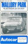 Programme cover of Mallory Park Circuit, 28/07/1968