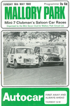 Programme cover of Mallory Park Circuit, 18/05/1969