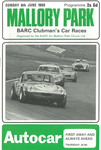 Programme cover of Mallory Park Circuit, 08/06/1969