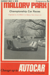Programme cover of Mallory Park Circuit, 03/05/1970