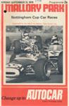 Programme cover of Mallory Park Circuit, 13/09/1970