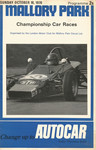 Programme cover of Mallory Park Circuit, 18/10/1970