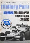 Programme cover of Mallory Park Circuit, 28/03/1971
