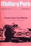 Programme cover of Mallory Park Circuit, 23/05/1971