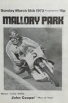 Programme cover of Mallory Park Circuit, 18/03/1973