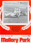 Programme cover of Mallory Park Circuit, 14/10/1973