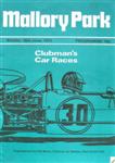 Programme cover of Mallory Park Circuit, 16/06/1974