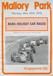 Programme cover of Mallory Park Circuit, 26/05/1975