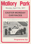Programme cover of Mallory Park Circuit, 11/04/1977