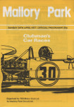 Programme cover of Mallory Park Circuit, 24/04/1977