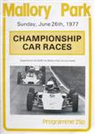 Programme cover of Mallory Park Circuit, 26/06/1977